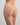 Model wears My Fit Lace Thong in FRAPPE. On body side view