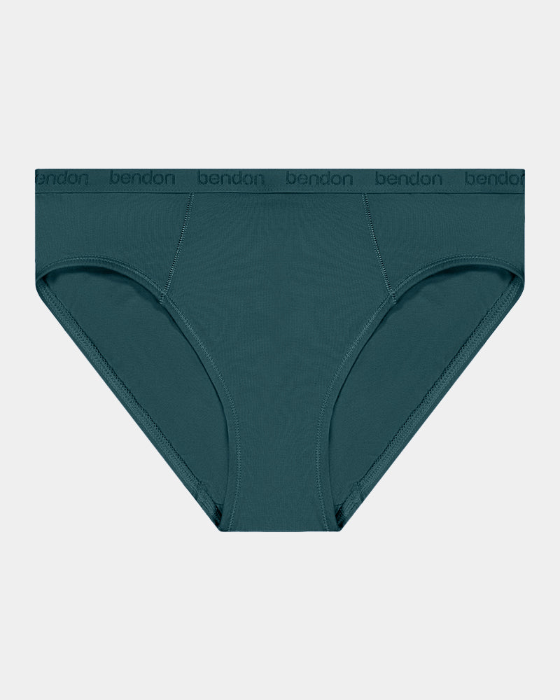 Body Cotton Bikini in MEDITERRANEA. Flat lay front view