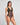 Model wears Kylie Bodysuit in BLACK. On body side view