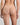 Model wears Golden Hour Full Brief in EVENING SAND. On body back view