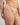Model wears Coral High Cut Brief in LATTE. On body side view