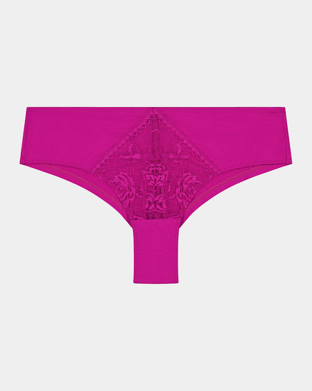 Inspire Me Brazilian in FANTASY FUCHSIA. Flat lay front view