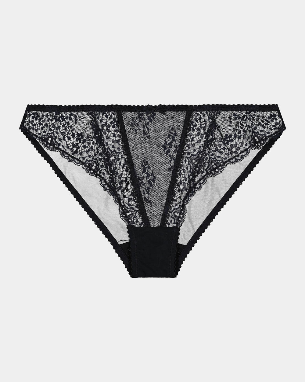 Sofia Bikini in BLACK. Flat lay front view
