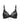 Iveta Underwire Bra in BLACK. Flat lay front view