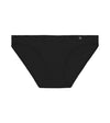 Clemence Bikini in BLACK. Flat lay front view