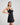 Model wears Understatement Slip in BLACK. On body side view