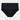 Seamless Full Brief in BLACK. Flat lay front view