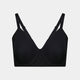 Comfit Collection Contour Bra in BLACK. Flat lay front view
