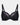 Faithful Underwire Bra in BLACK. Flat lay front view