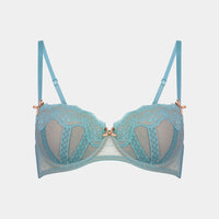 Giselle Contour Bra in PORCELAIN/TUSCANY. Flat lay front view
