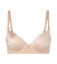 Bendon Body Contour Bra in LATTE. Flat lay front view