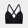Comfit Collection Contour Bra in BLACK. Feature shot