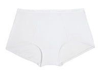 Body Cotton Full Brief in WHITE. Flat lay front view