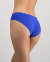 Seamless Soft Bikini in DAZZLING BLUE. Flat lay back view