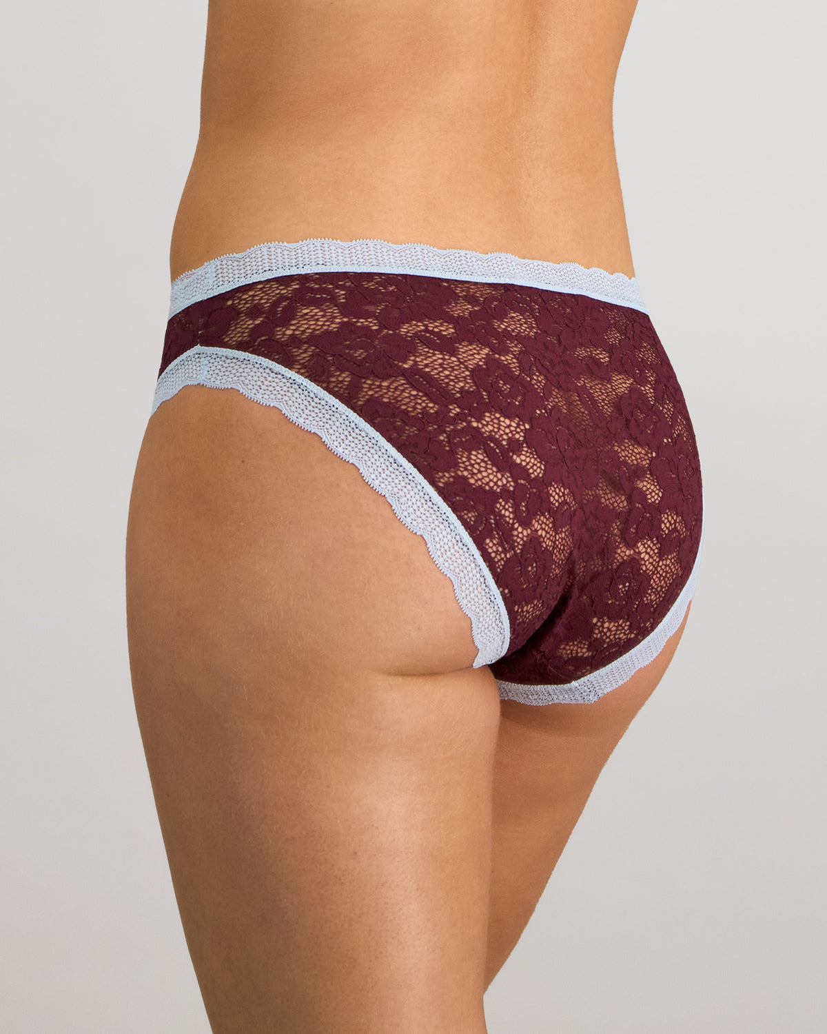 Leo Bikini in FIG/SKYWAY. Flat lay back view