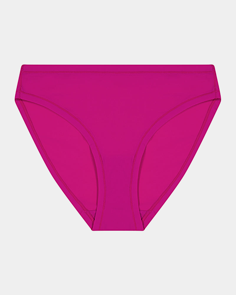 Extra-Ordinary Bikini in FANTASY FUCHSIA. Flat lay front view