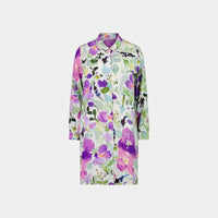 Aries Nightshirt in MONET FLORAL PRINT. Flat lay front view