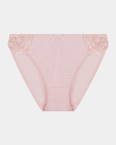 Baroque Bikini in ICY PINK. Flat lay front view