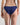 Model wears Extra-Ordinary Bikini Brief in Medieval Blue. On body back view