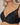 Model wears Embrace Contour Bra in BLACK. On body side view