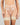 Model wears Eros Suspender in SUGAR. On body front view