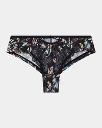 Lost Paradise Brazilian in BLACK PRINT. Flat lay front view