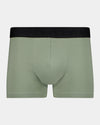 Everyday Essential Mens Trunk in ICEBERG GREEN. Flat lay front view