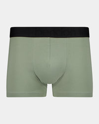 Everyday Essential Mens Trunk in ICEBERG GREEN. Flat lay front view