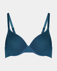 Flawless Form Contour Bra in MEDITERRANEA. Flat lay front view