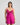 Model wears Siesta Chemise in FANTASY FUCHSIA. On body front view