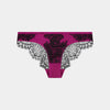 Sensuale Midi in RASPBERRY RADIANCE/BLACK. Flat lay front view