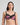 Model wears Wild Violet Underwire Bra in TANGLED GARDEN PRINT. On body front view