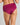 Model wears Seamless Full Brief in RASPBERRY RADIANCE. On body back view