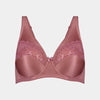Clarissa Underwire Underwire Bra in HEATHER ROSE. Flat lay front view