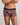 Model wears Retros Print Mens Trunk in SUMMER FRUITS PRINT. On body front view
