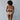 Model wears Morning Lola Underwire Bra in SCALLOP SHELL. On body back view