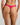 Model wears Extra-Ordinary Thong in JAZZY. On body back view