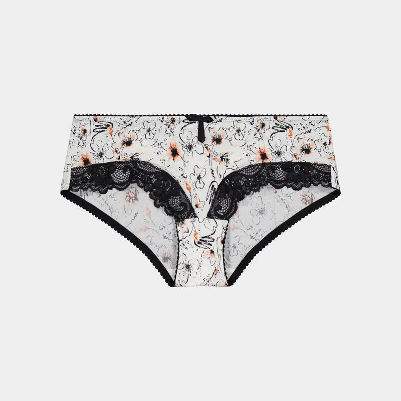 Iveta Nouveau Midi in FRENCH FLORAL PRINT. Flat lay front view