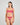 Heritage Bloom Thong in FANTASY FUCHSIA. Flat lay back view