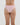 Model wears Lacey Brazilian in SILVER PINK. On body back view