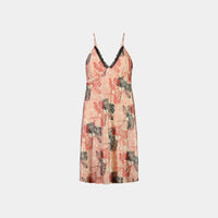 Paislei Chemise in BAKED APPLE PRINT. Flat lay front view
