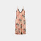 Paislei Chemise in BAKED APPLE PRINT. Flat lay front view