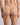 Model wears My Fit Lace Brazilian in FRAPPE. On body back view
