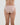 Model wears Stretch Cotton Bikini in LATTE. On body back view