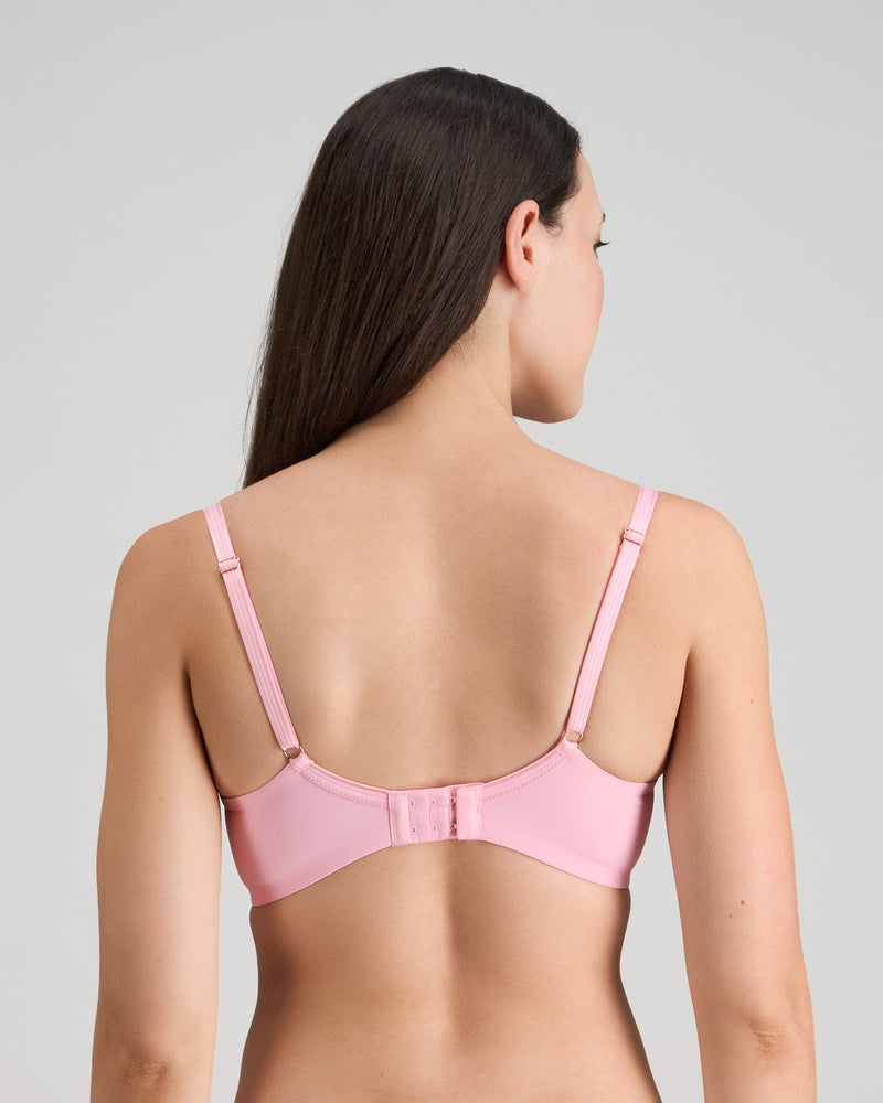 Model wears Sculpt Contour Bra in FAIRY TALE. On body back view