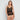Model wears My Fit Lace Camisole in BLACK. On body front view