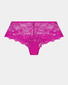 My Fit Lace Brazilian in FANTASY FUCHSIA. Flat lay front view