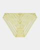 Lola Bikini in LEMON MERINGUE. Flat lay front view