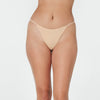 Model wears Clemence Thong in AMERICAN NUDE. On body front view