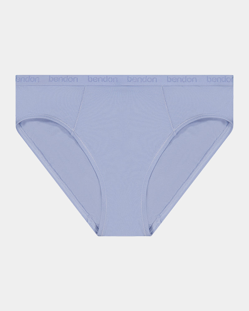 Body Cotton Bikini in SKYWAY. Flat lay front view